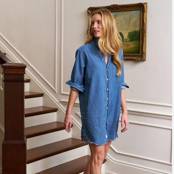 Frank & Eileen Dresses & Skirts - Frank & Eileen Famous Denim MARY Classic Shirtdress Size: XL STONEWASHED INDIGO